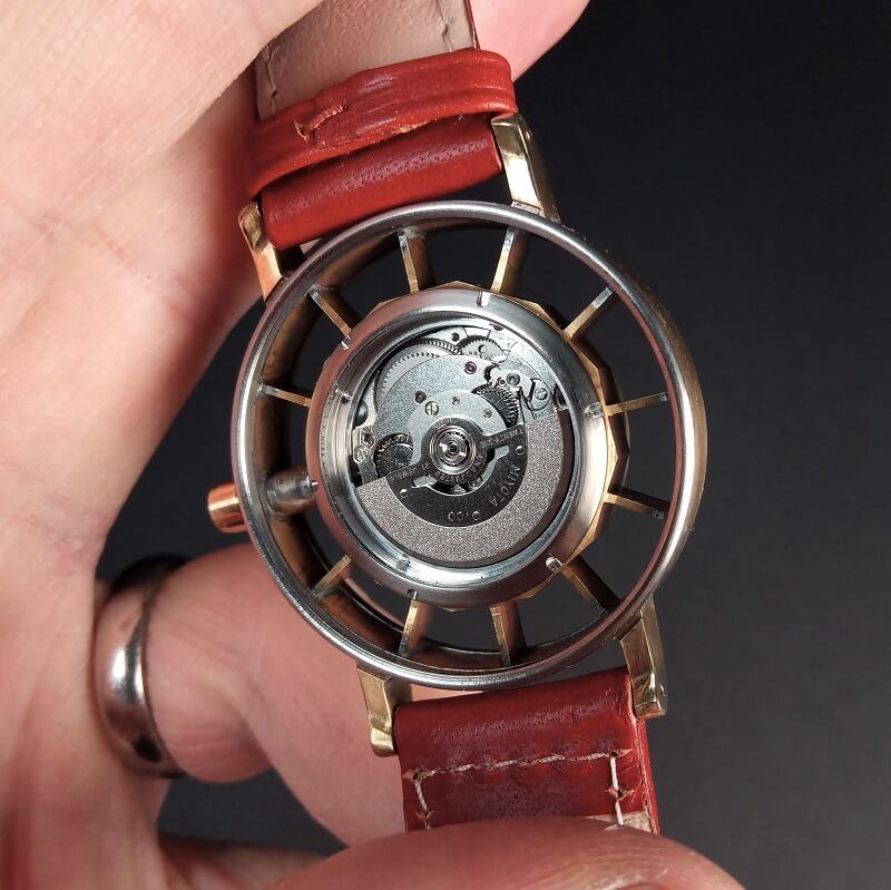 Image showing Levenaig Watches handmade bronze watch Port South 38